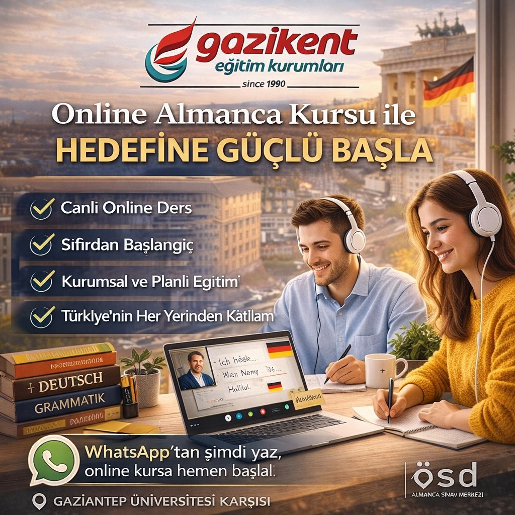Online Almanca Kursu ile Hedefine Güçlü Başla