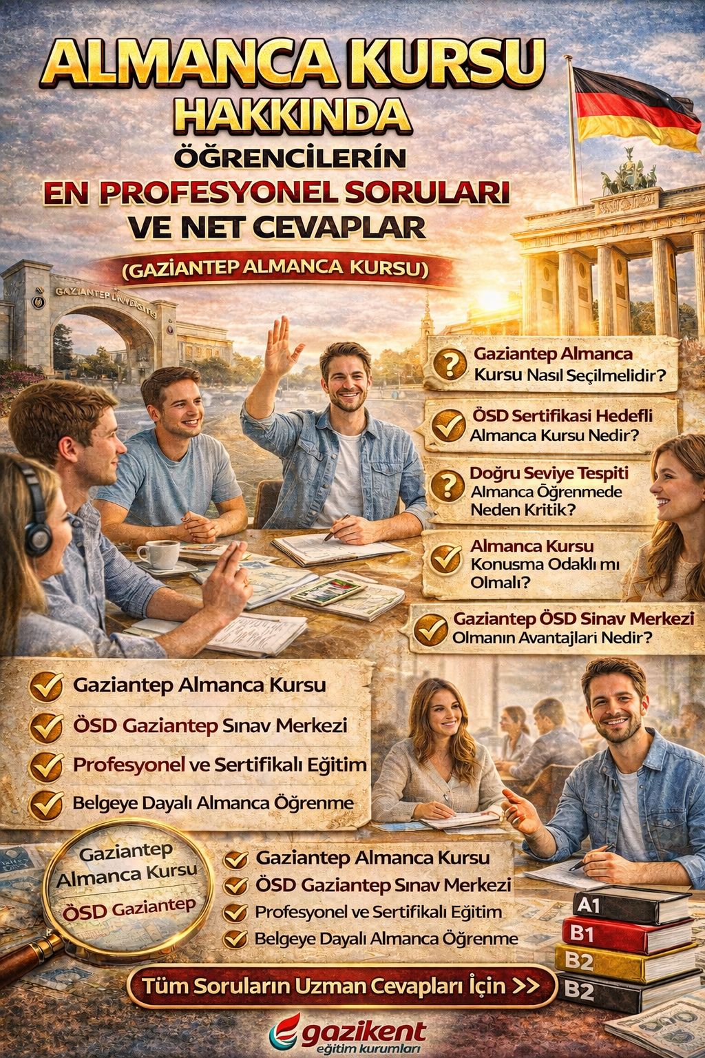 Almanca Kursu Hakkında En Çok Sorulan Sorular (Gaziantep Almanca Kursu Rehberi)