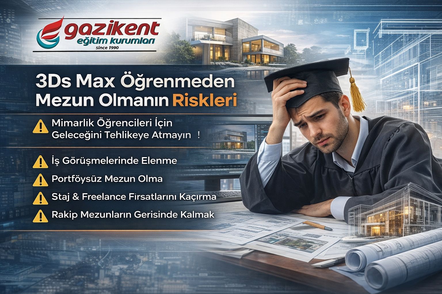 3Ds Max Öğrenmeden Mezun Olmanın Riskleri