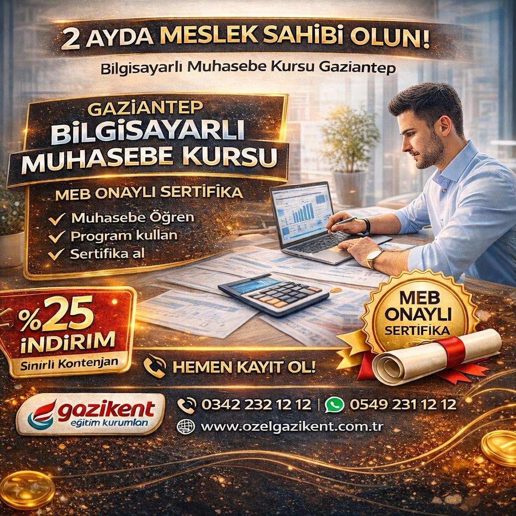 Bilgisayarlı Muhasebe Kursu (LKS) ile 2 Ayda Meslek Sahibi Olun
