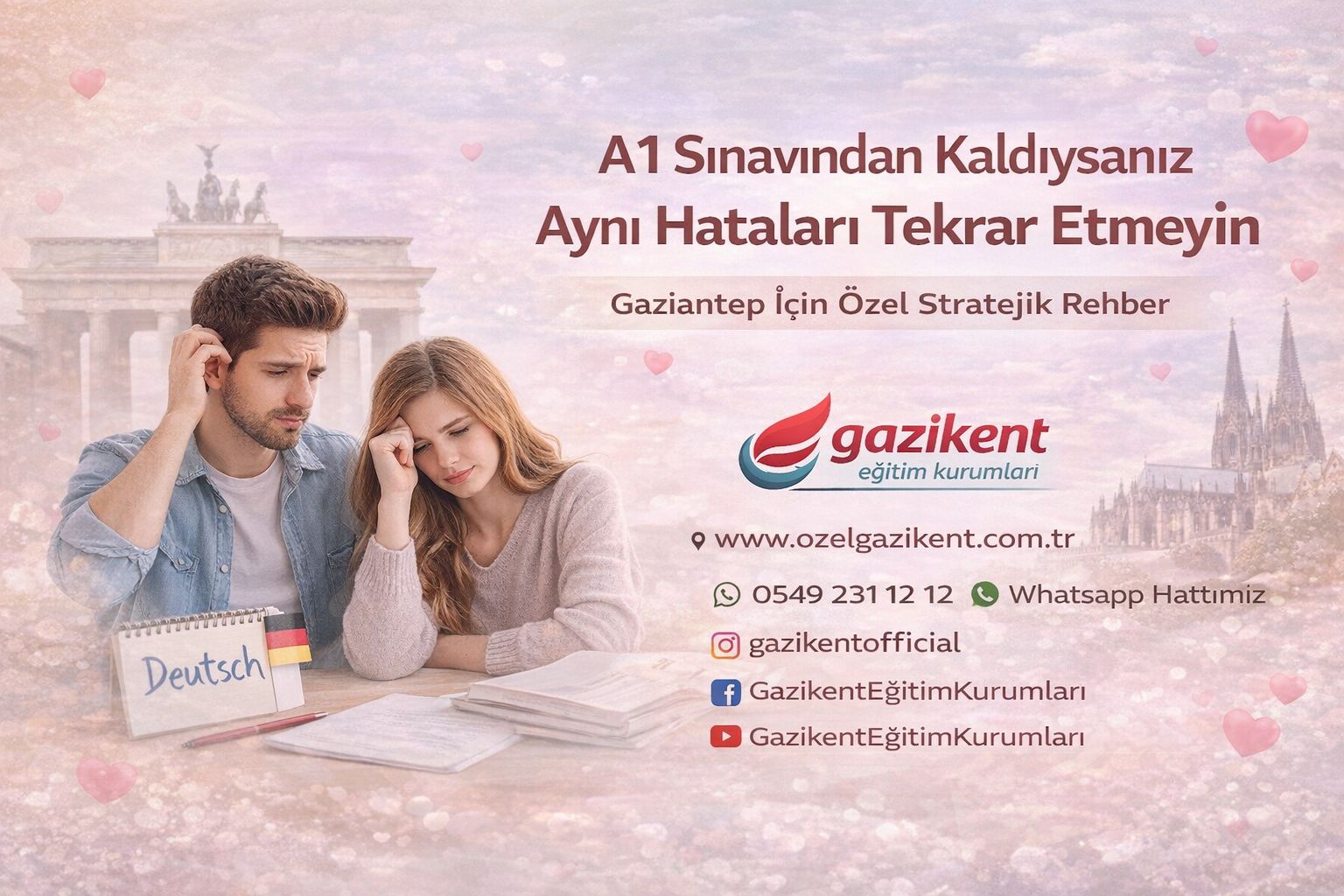 A1 Sınavından Kaldıysanız Aynı Hataları Tekrar Etmeyin.