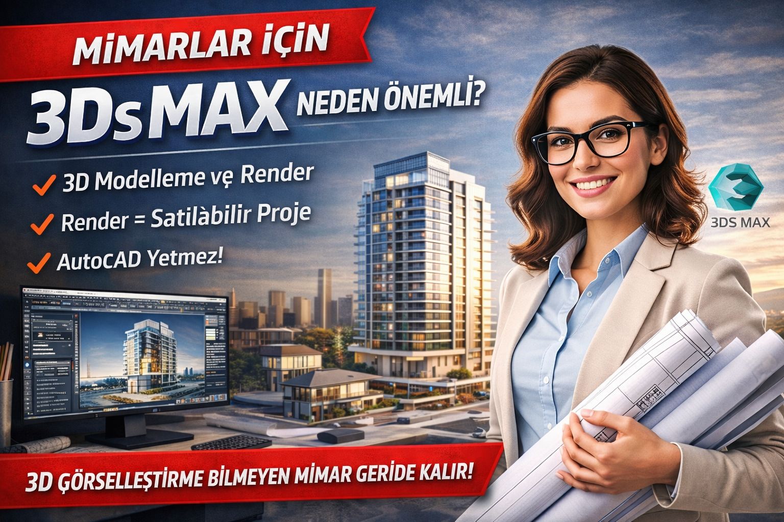 Neden Mimarlar İçin 3Ds Max Önemli?